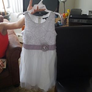 White formal dress